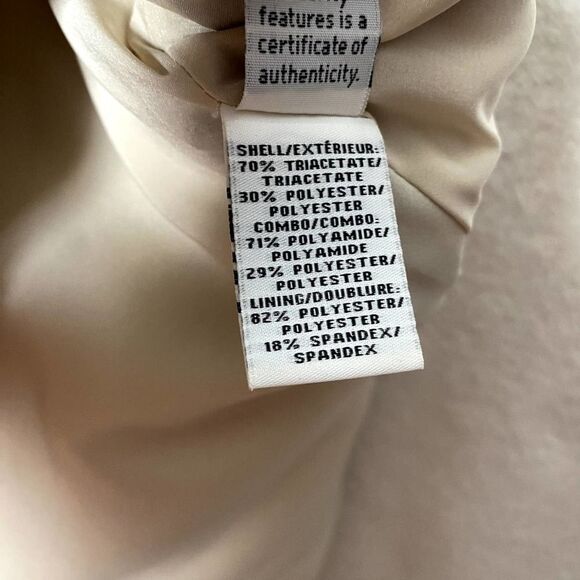 Diane Von Furstenberg Fit & Flare Daniella Lace Panel Mini Dress Cream Black 4 - Picture 10 of 16